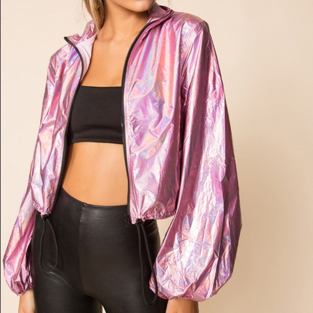 superdown jamey zip front jacket XS new